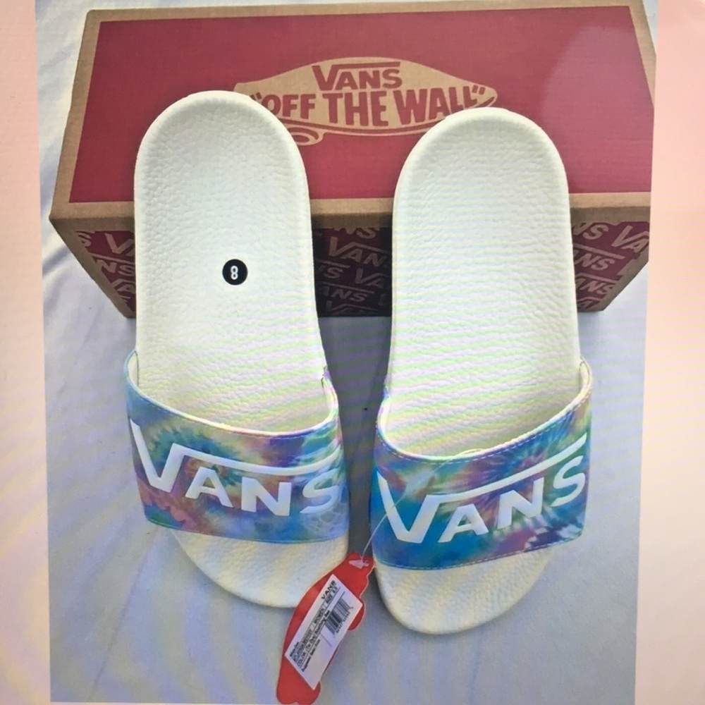 Vans Women’s Tie-Dye Soothing Sea Slide Sandal Sz 8